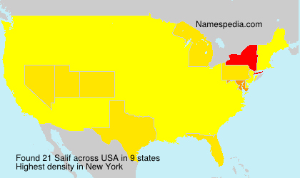 Surname Salif in USA Surname Salif in USA