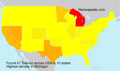 Surname Salinaz in USA Surname Salinaz in USA