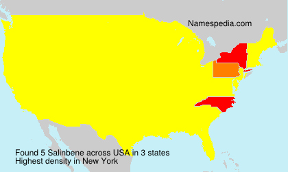 Surname Salinbene in USA Surname Salinbene in USA