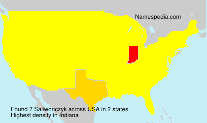Surname Saliwonczyk in USA Surname Saliwonczyk in USA