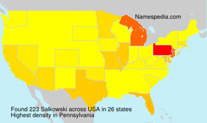 Surname Salkowski in USA Surname Salkowski in USA