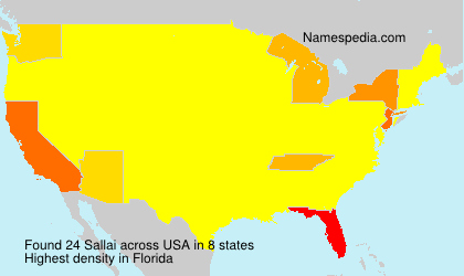 Surname Sallai in USA Surname Sallai in USA