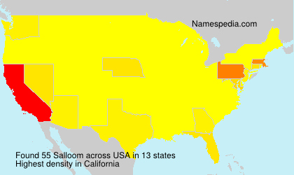 Surname Salloom in USA Surname Salloom in USA