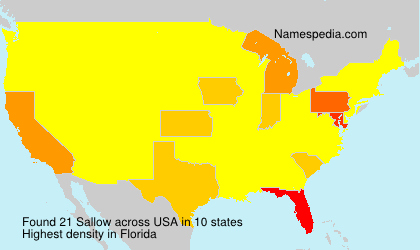Surname Sallow in USA Surname Sallow in USA