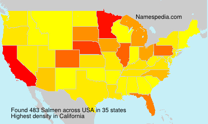 Surname Salmen in USA Surname Salmen in USA