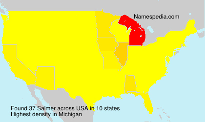 Familiennamen Salmer - USA