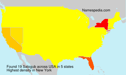 Surname Salogub in USA Surname Salogub in USA