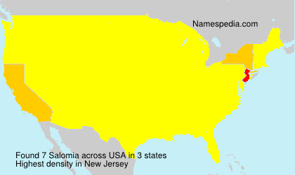 Surname Salomia in USA Surname Salomia in USA