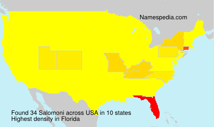 Surname Salomoni in USA Surname Salomoni in USA