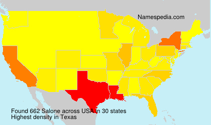Surname Salone in USA Surname Salone in USA