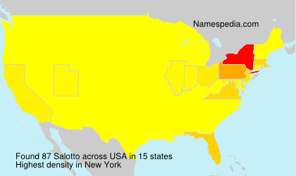 Surname Salotto in USA