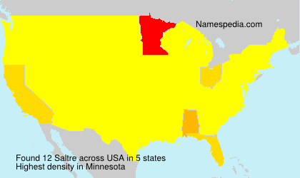 Surname Saltre in USA Surname Saltre in USA