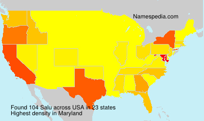 Surname Salu in USA Surname Salu in USA