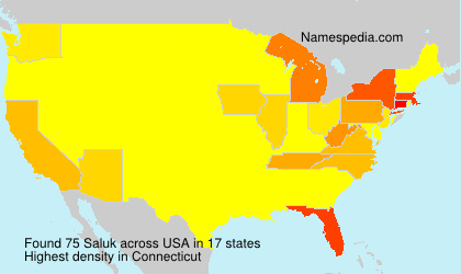 Surname Saluk in USA Surname Saluk in USA