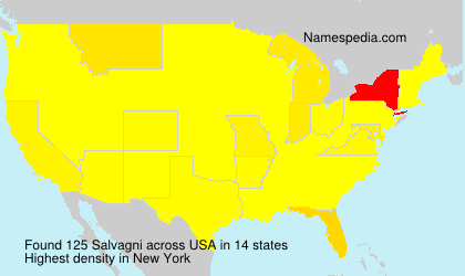 Surname Salvagni in USA