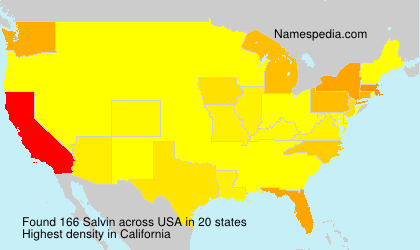 Surname Salvin in USA Surname Salvin in USA