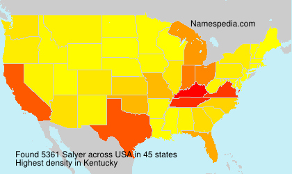 Surname Salyer in USA Surname Salyer in USA