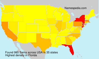 Surname Sama in USA Surname Sama in USA
