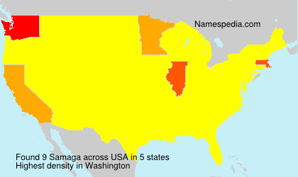 Surname Samaga in USA Surname Samaga in USA