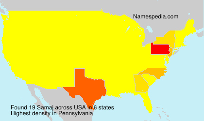 Surname Samaj in USA Surname Samaj in USA