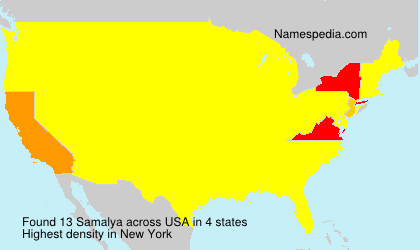Surname Samalya in USA Surname Samalya in USA