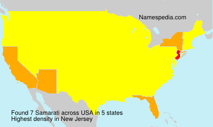 Surname Samarati in USA Surname Samarati in USA