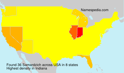Surname Samardzich in USA Surname Samardzich in USA