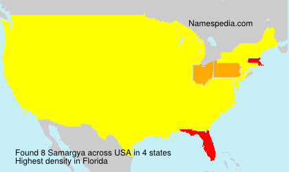 Surname Samargya in USA Surname Samargya in USA