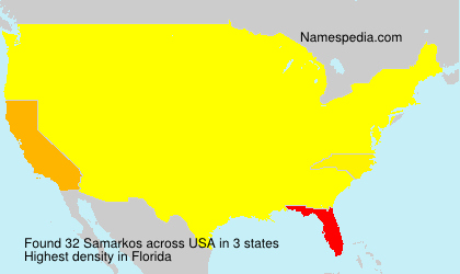 Surname Samarkos in USA Surname Samarkos in USA