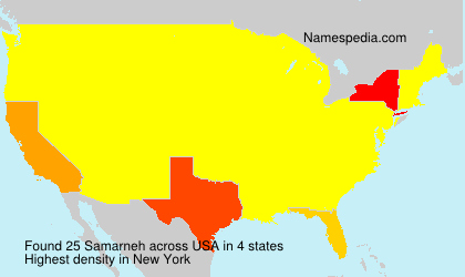 Surname Samarneh in USA Surname Samarneh in USA