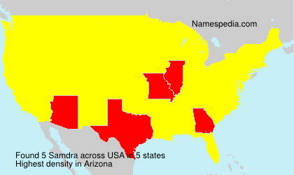 Surname Samdra in USA Surname Samdra in USA