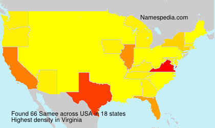 Surname Samee in USA Surname Samee in USA