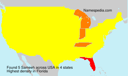 Surname Sameeh in USA