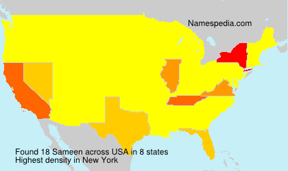 Surname Sameen in USA Surname Sameen in USA