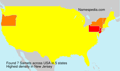 Surname Samets in USA Surname Samets in USA