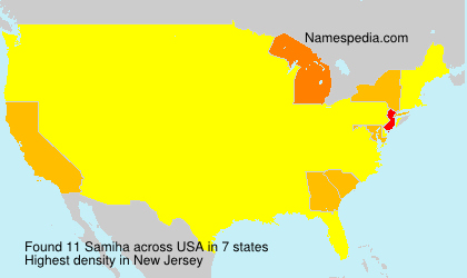 Surname Samiha in USA Surname Samiha in USA