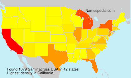 Surname Samir in USA