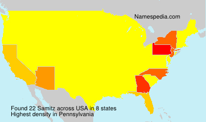 Surname Samitz in USA Surname Samitz in USA