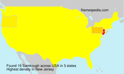 Surname Samkough in USA Surname Samkough in USA