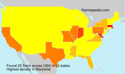 Surname Saml in USA