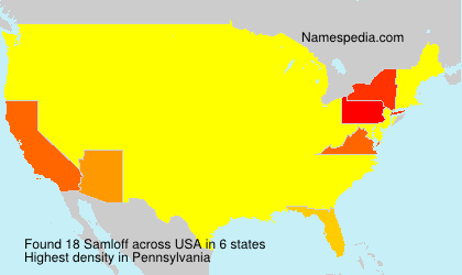Surname Samloff in USA Surname Samloff in USA