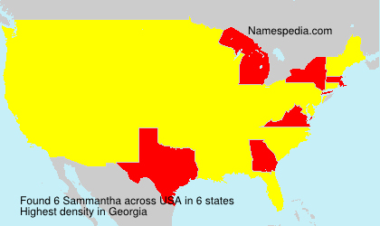 Surname Sammantha in USA Surname Sammantha in USA