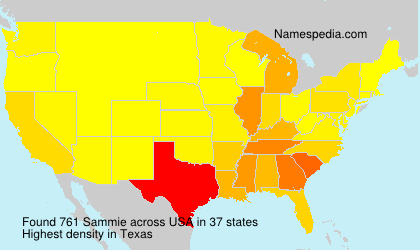 Surname Sammie in USA Surname Sammie in USA