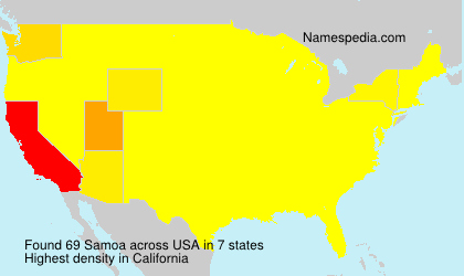 Surname Samoa in USA Surname Samoa in USA