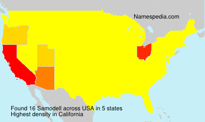 Surname Samodell in USA Surname Samodell in USA