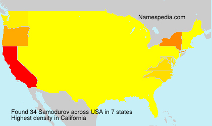 Surname Samodurov in USA Surname Samodurov in USA