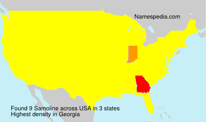 Surname Samoline in USA Surname Samoline in USA