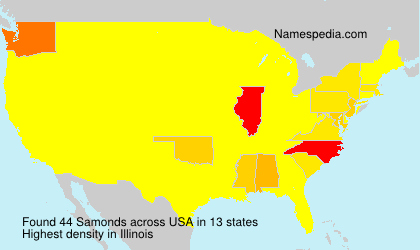 Surname Samonds in USA Surname Samonds in USA