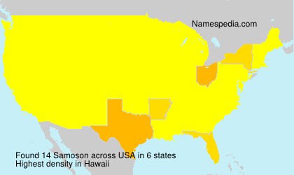 Surname Samoson in USA Surname Samoson in USA