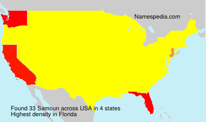 Surname Samoun in USA Surname Samoun in USA